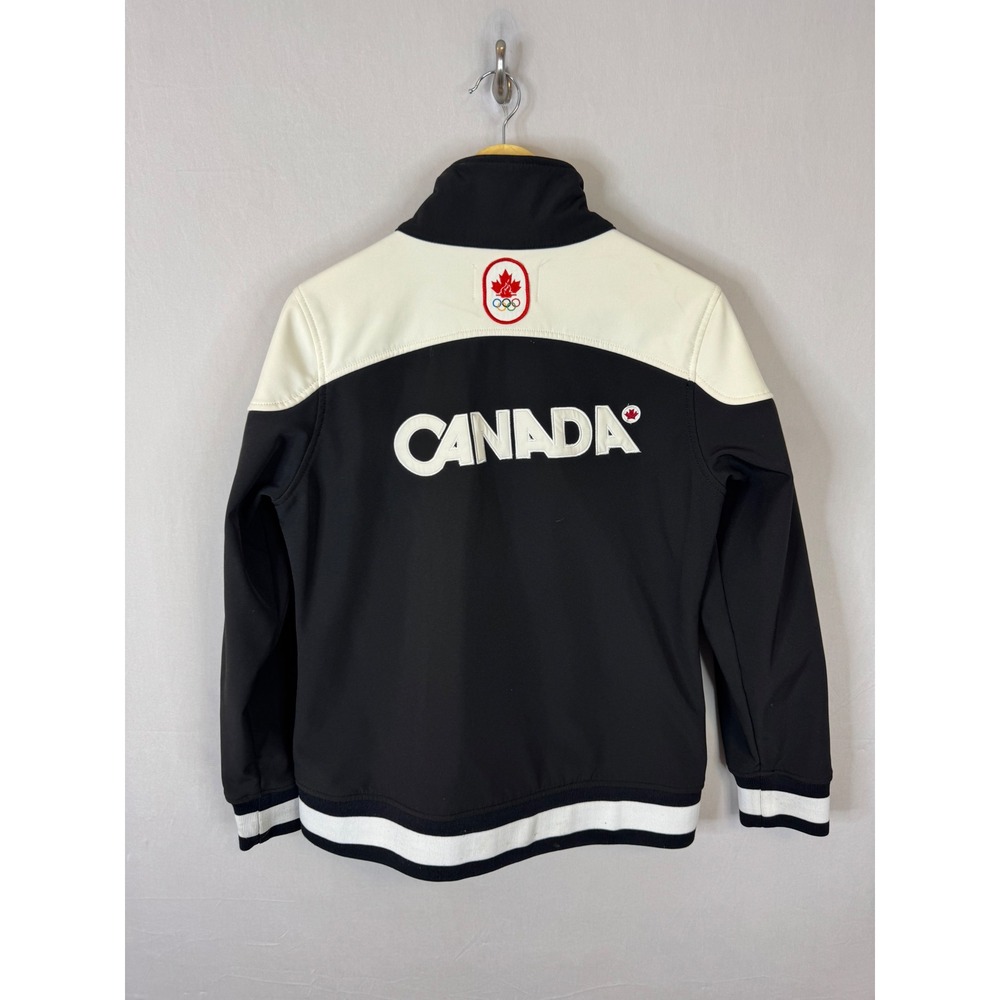Hudsons Bay Co Team Canada Olympic Full Zip Jacket‎ Black White Mens S